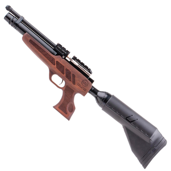 Пістолет пневматичний Kral NP-02 PCP (4.5 мм), з попередньою накачуванням, горіх