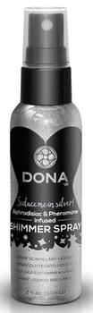 Ароматний спрей для тіла з блискітками System JO DONA Shimmer Spray колір сріблястий (17812047000000000)