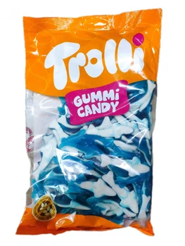 Жувальні цукерки Trolli Gummi Candy Акула 1 кг (0224)
