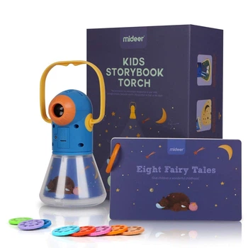 Дитячий проектор-нічник MiDeer KIDS STORYBOOK "12 улюблених казок" з функцією проекції зоряного неба (англ. мова)