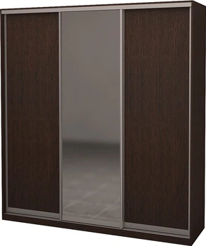 Шкаф-купе трехдверный Roko 179.2x242x60 см ДСП + Зеркало Дуб венге (20200024350)