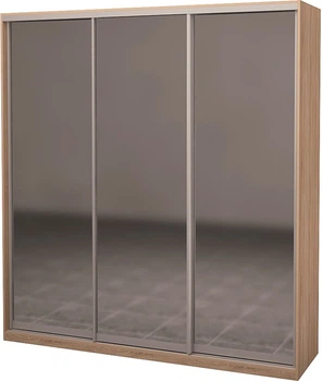 Шкаф-купе трехдверный Roko 209.2x242x60 см Зеркало Дуб сонома (20200024470)