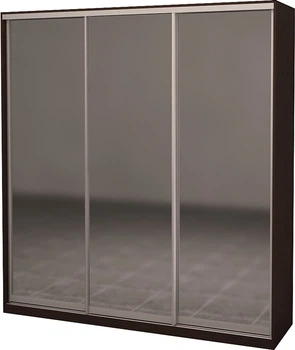 Шкаф-купе трехдверный Roko 179.2x242x60 см Зеркало Дуб венге (20200024349)