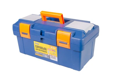 Ящик для инструмента MASTERTOOL 17" (420х220х195 мм), пластиковые замки 79-2617