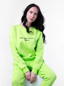 Теплое женское спортивное худи BROSTEM WH1A1-S7 2XL светло-зеленое