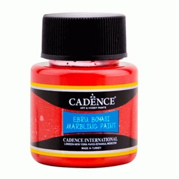 Фарба для ебру Cadence Marbling paint, 45 мл, Червона