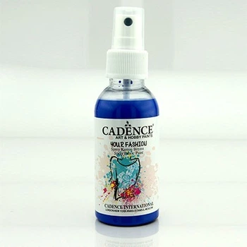 Фарба-спрей для тканини Your Fashion Spray Fabric Paint, 100 мл, Синя