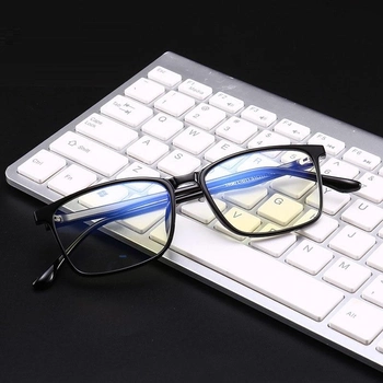 Окуляри комп'ютерні SENOIX™ Anti-blue Glasses Moon з твердим чохлом і серветкою в комплекті, захист зору