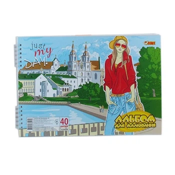 Альбом для рисования А4 40л на спирали 110г/м2 TIKI 50206-ТК