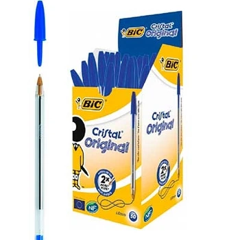 Ручка шариковая синяя 0,32мм Cristal BIC bc847898