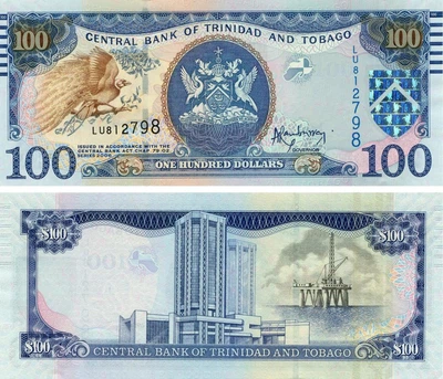 Банкнота Тринідад і Тобаго 100 доларів 2006 UNC (P59)