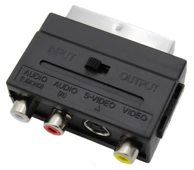 Адаптер SCART RCA S-Video (двусторонний) (t3270)