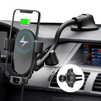 Беспроводная автомобильная зарядка MPOW CA148B Wireless Car Charger Mount 10 W / 7.5 W Б/У