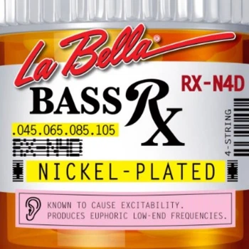 Струни для бас-гітари La Bella RX-N4D 45-105 197864