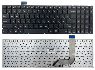 Клавіатура для Asus VivoBook X542U X542UA X542UF без рамки Прямий Enter PWR High Copy (0KNB0-610WRU0)