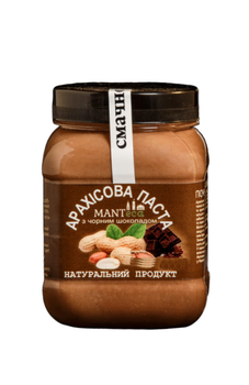 Арахісова паста Manteca з чорним шоколадом 180 г