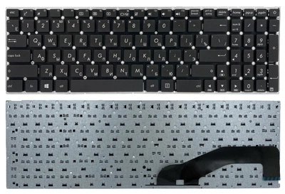 Клавіатура для Asus X543U, X543UA, X543UB, X543M без рамки Прямий Enter PWR High Copy