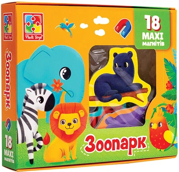 Набор магнитов Vladi Toys Зоо (VT3106-25) (4820234762736)