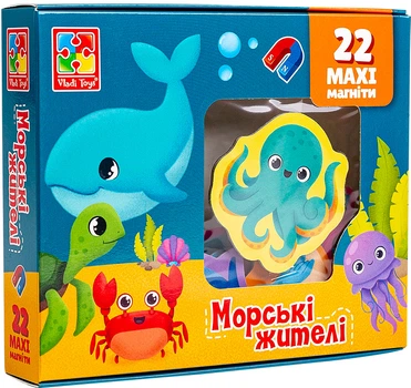 Набор магнитов Vladi Toys Морские обитатели (VT3106-27) (4820234762750)