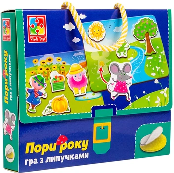 Игра с липучками Vladi Toys Время года (VT1302-25) (4820234762637)