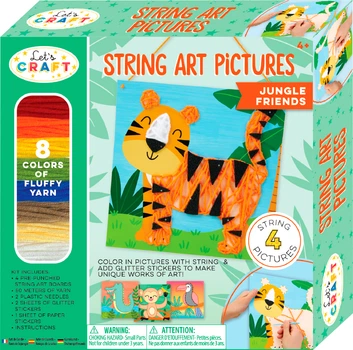 Набор для творчества Let's Craft String Art Тропические джунгли (840100800038)