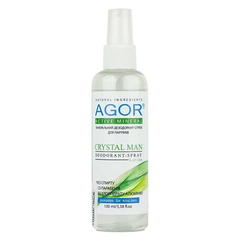 Дезодорант чоловічий AGOR CRYSTAL MAN 100 мл