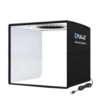 Лайткуб (фотобокс) Puluz PKT3101B LED (25 x 25 x 25 см) чёрный