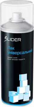 Лак аэрозольный Slider универсальный бесцветный глянцевый 400 мл. (000005250)