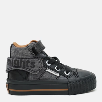 Детские кеды для мальчика British Knights B48-3703I-01 20 Черный/Коричневый/Черный (8720134210756)