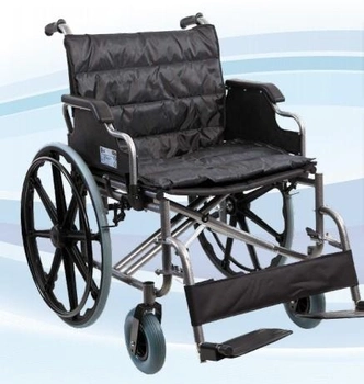 Коляска інвалідна, для людей із зайвою вагою (до 205 кг), без двигуна G140, Karadeniz (Туреччина)