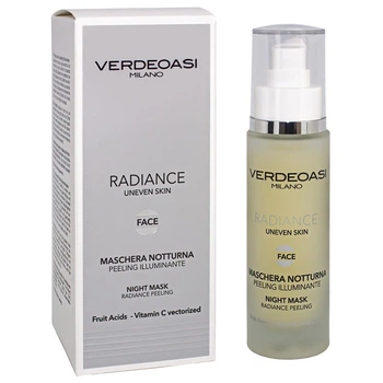 Нічна маска-пілінг з ефектом сяйва Verdeoasi Radiance 50 мл VO866