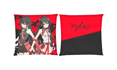 Подушка Akame Ga Kill 3 квадратна двостороння стандарт 35 х 35 см - MyTee