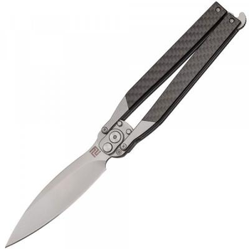 Нож Artisan Kinetic Balisong, D2, CF (1823PL-CF)