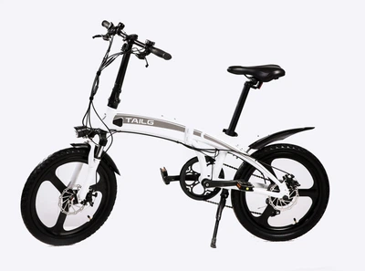 Электровелосипед складной Tailg Cool Time White 20" 36В 350Вт (tgctwh)
