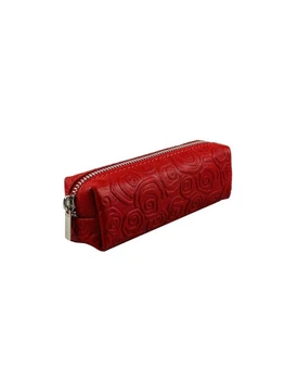 Ключница женская кожаная DeKOL 040080-60r красные розы