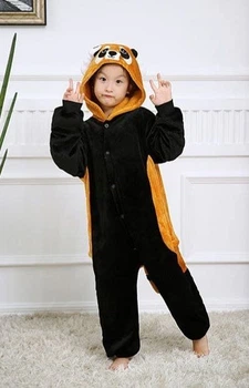 Детские Кигуруми Для Девочек Kigurumi Енот Красная Панда 145 - 155 см. Коричневый (2042)