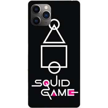 Силиконовый бампер чехол Candy Candy для Iphone 11 Pro Игра в кальмара