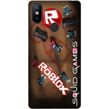 Силиконовый бампер чехол Candy для Xiaomi Mi A2 Lite Roblox игра в кальмара
