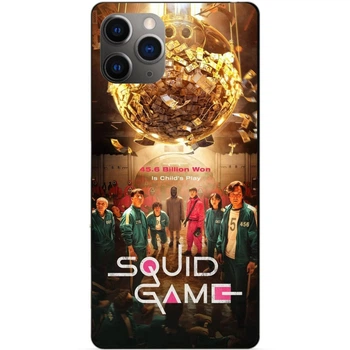 Силиконовый бампер чехол Candy Candy для Iphone 11 Pro с картинкой Игра в кальмара