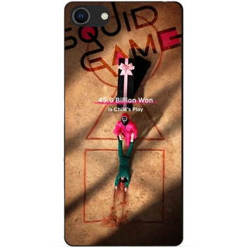 Силиконовый бампер чехол Candy для Iphone SE 2020 с рисунком Игра в кальмара