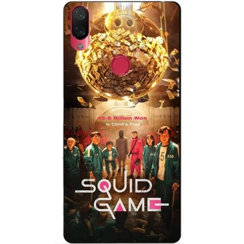 Силіконовий бампер чохол Candy для Xiaomi Mi Play з картинкою Гра в кальмара
