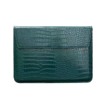 Чехол-конверт для MacBook 13.3" Case Fashion Leather Dark green