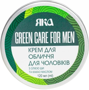Крем для обличчя Яка Green Care For Men для чоловіків 120 мл (4820150754181)