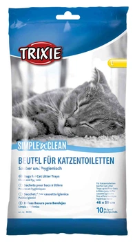 Пакеты Simple'n'Clean L для уборки за кошками TRIXIE (46 см х 59 см,10 шт/уп) (TX-4044)