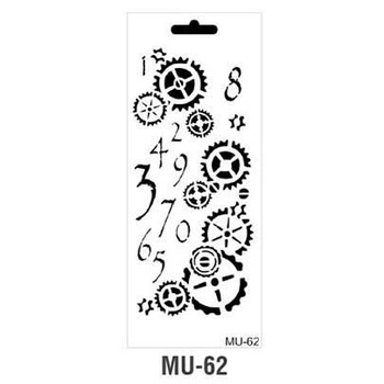 Трафарет Cadence MU-62 15х25см