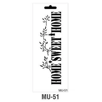 Трафарет Cadence MU-51 15х25см