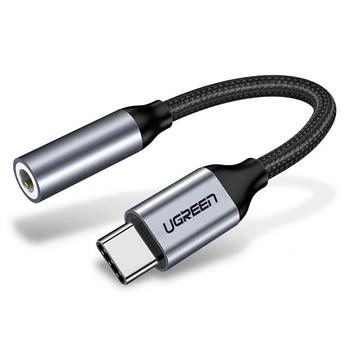 Переходник Ugreen кабель Type-C 3.5 mm для наушников 11 см (AV142)