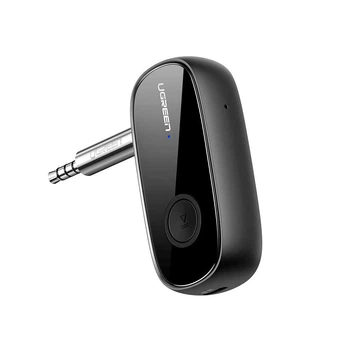 Bluetooth-адаптер Ugreen беспроводной Bluetooth 5.0 адаптер приемник с микрофоном 3.5мм (CM279) черный