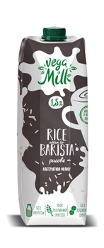 Напиток рисовый Barista 1,5% Vega Milk 950мл