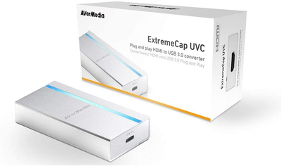 Конвертер потокового відео AVerMedia ExtremeCap UVC BU110 Silver (61BU1100A0AB)